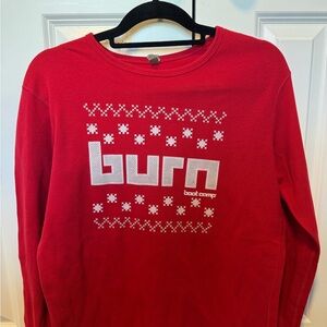 Burn Boot Camp Red Long Sleeve Tee